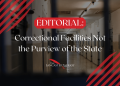 Correctional Facilities Not the Purview of the State