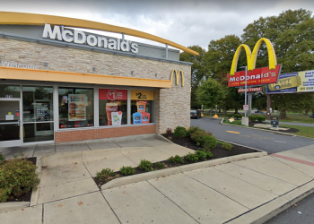 An image of the McDonald's restaurant located at 575 N Franklin Street in Lancaster.