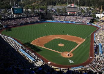 Dodger Stadium in Los Angeles.