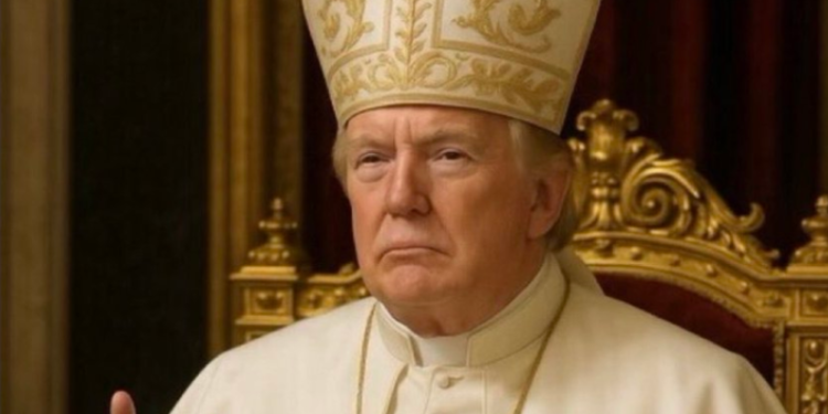 Trump’s AI Pope Image Sparks Catholic Outrage Ahead of Vatican Conclave